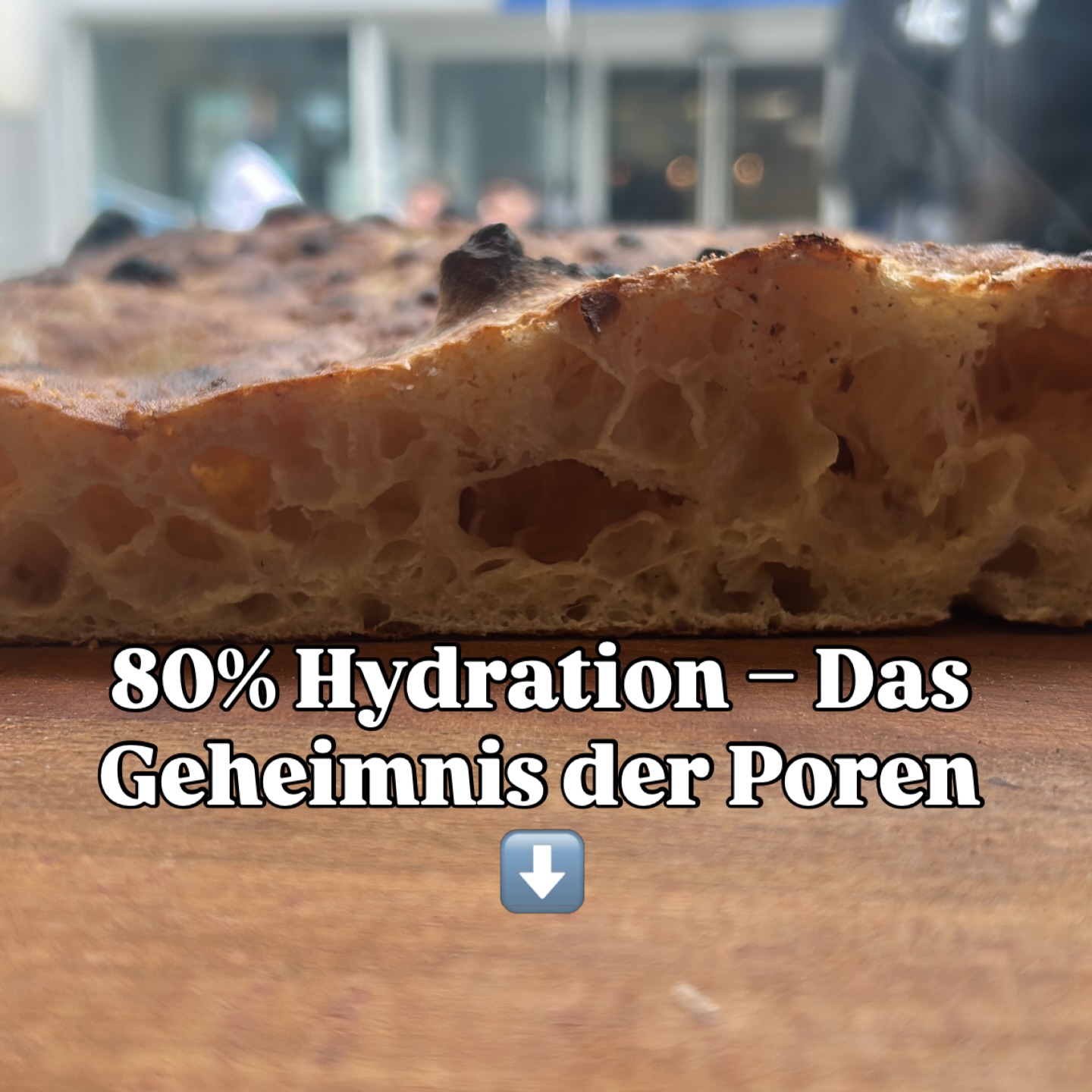 Luftiger Pizzarand